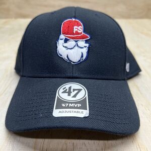 NWOT Fitted Santa '47 Brand MVP Adjustable Cap Hat Black Hook Loop Fastener